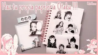 Cómo hacer tu propia papelería Otaku - [ manualidades anime ]