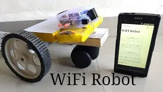 WiFi Robot Car using esp8266 (IOT)