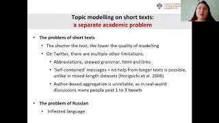 Svetlana Bodrunova: Interpreting topic modeling results: Unreliability of human coding