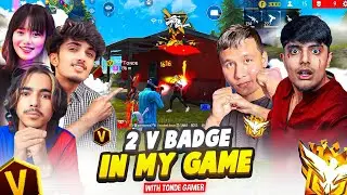 4 Nepali V badge YouTuber ⚡️vs V badge Squad 😱