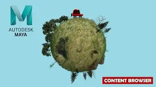 Autodesk Maya Animation | Content Browser assets | Time-lapse