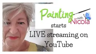 Painting with Nicola OLYMPICS poster for PARIS part TWO