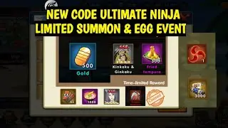 New Code Ultimate Ninja, Ultimate Fight Survival + Time Limited & Egg Event