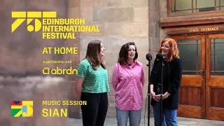 Sian perform ‘Na Gamhna Geala’ at Leith Theatre's stage door | At Home in partnership with abrdn