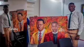 Prophet Suddenly Inspired Oil Painting | BLAST