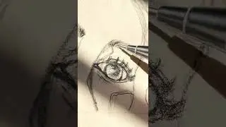 Portrait Sketching: A Woman's Portrait #shorts