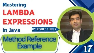 Example 10:  Instance Method Reference in Lambda Expressions