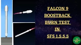 SpaceX Falcon 9 boostback burn test in SFS 1.5.5.5 || Sfs || Ab Gamer'z SFS #sfs