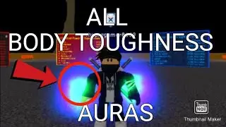 ALL BODY TOUGHNESS AURAS | SUPER POWER TRAINING SIMULATOR | ROBLOX
