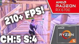 Fortnite DX12 CH:5 S:4 | Ryzen 5 5600 & RX 6700 | Low settings