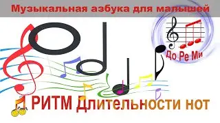 🎵РИТМ 🎵Длительности нот 😊Сказка  для малышей👧👦