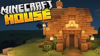 How to Build a Starter House in Minecraft! (1.15 Tutorial)