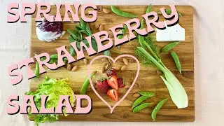 Strawberry Salad with Snap Peas