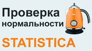 Анализ нормальности распределения STATISTICA #2 | СТАТИСТИКА STATISTICA