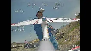SkySurfer X8 with Matek F405-Wing and RunCam Phoenix 2 nano installed on the tail