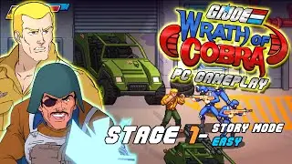 G.I. JOE: Wrath of Cobra - Stage 1 - Under Siege - solo play (Easy)