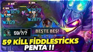 YUHH!! I SHOOT 59 KILL FİDDLESTICKS FIVE OUT OF FIVE!! I'M MELTING MEN LIKE A VOLCANO!! | Ogün De...
