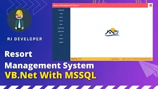 Resort Management System | Windows Application | Flat UI Design