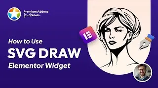 Elementor SVG Draw Animation Widget Tutorial From Premium Addons