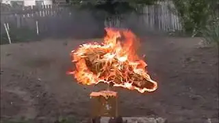 Ворон из дерева  бензопилой