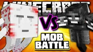 UR-GHAST VS WITHER BOSS - Minecraft Batalha de Mobs - Twilight Forest Mod