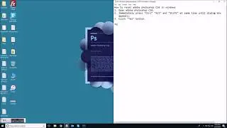 how to reset adobe photoshop cs6 preferences in windows