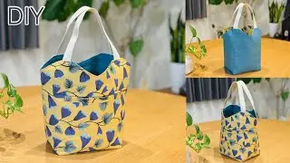 ウェルトポケット,ハンドバッグ, How To Make Cute Handbag With Welt Pocket , Easy Sewing Tutorials,Diy