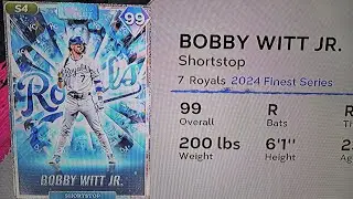 getting finest bobby witt jr in mlb the show 25!