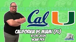 Cal vs Miami 10/5/24 College Football Picks & Predictions | Week 6 NCAAF Betting Tips