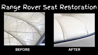 Range Rover Leather Seat Repair & Restoration