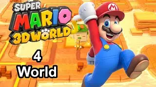 Super Mario 3D World World 4, 100% Complete Walkthrough