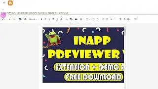 InApp PDFViewer v5 Extension and Demo Aia File for Kodular free
