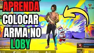 Como Equipar ARMA NO LOBBY!