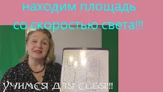 КАК ВЫЧИСЛИТЬ ПЛОЩАДЬ НЕСТАНДАРТНОЙ ФИГУРЫ