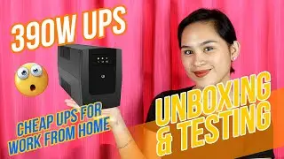 AWP Aide 390W-650VA UPS with AVR Unboxing and Test 2021