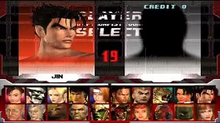 Tekken 3 - Jin Kazama Arcade Mode Playthrough (HD)