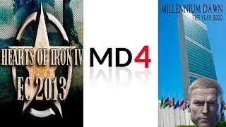 Hearts of Iron IV  (Cравнение модов на современность: EC2013, Millennium Dawn, Modern Day 4)