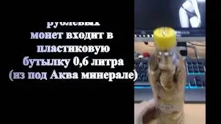 Сколько 10 рублёвых монет входит в пластиковую бутылку 0,6 литра