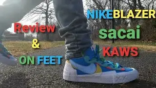 NIKE BLAZER SACAI KAWS Neptune Bleu REVIEW & ON FEET
