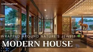 House design elegance with modern luxury living surrounded by mulberry trees.