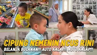 AKHIRNYA CIPUNG BELAJAR NAIK SEPEDA!! NCUS RINI ASIK BELANJA BULANAN SAMPE MENGGUNUNG DI TROLLY?!!