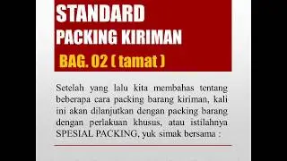 STANDARD PACKING KIRIMAN  BAG  02  tamat