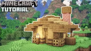 Minecraft - Small Starter House Tutorial (How to Build)