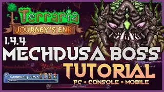 Terraria 1.4.4 NEW Mechdusa Boss! 