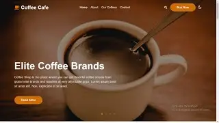 Free Responsive Coffee Website Template in HTML and CSS || With Source Code || 2021