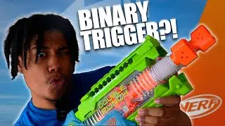 The NERF ELITE DOUBLE PUNCH Has the MOST UNIQUE Trigger Ever