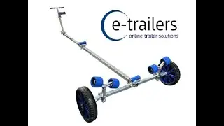 EXTREME LAUNCHER 2 - Launch Trolley for small dinghies up to 4m with overhang or Boats up to 3.7m