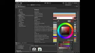 How to color selection and choose Playmode tint color in unity