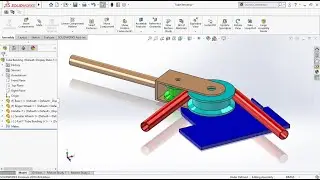 A Simple Tube Bending Mechanism Animation Tutorial in Solidworks