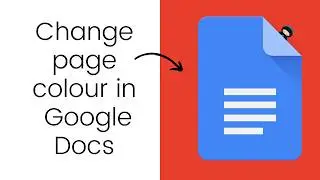 How to Change Page Colour in Google Docs